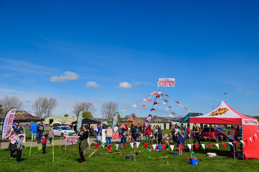 People at the Countryside Lincs Sports Zone 2023