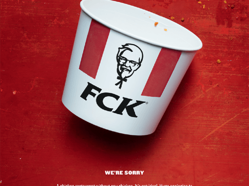 kfc fck poster