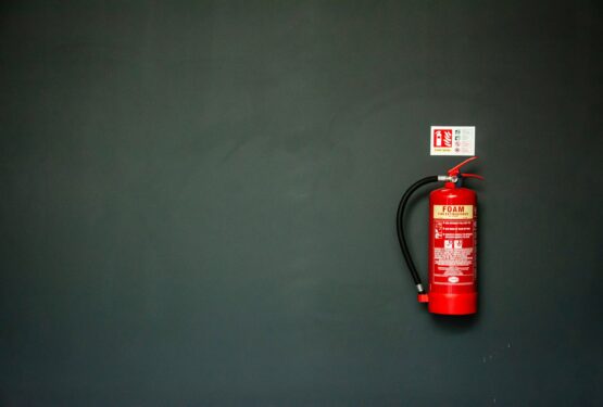 Fire extinguisher - ready in case of a crisis (probably not a communications crisis though, it's just here as a visual metaphor)