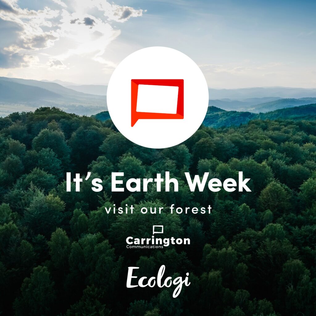 It's Earth Week - visit our Ecologi forest