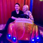 Jamie and Harriet at Carousel in Lincoln, on a team social event, Summer 2022.