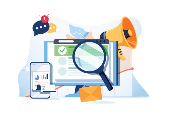 Social media marketing graphic