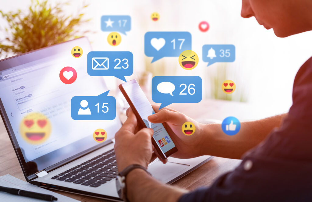 Social media engagement
