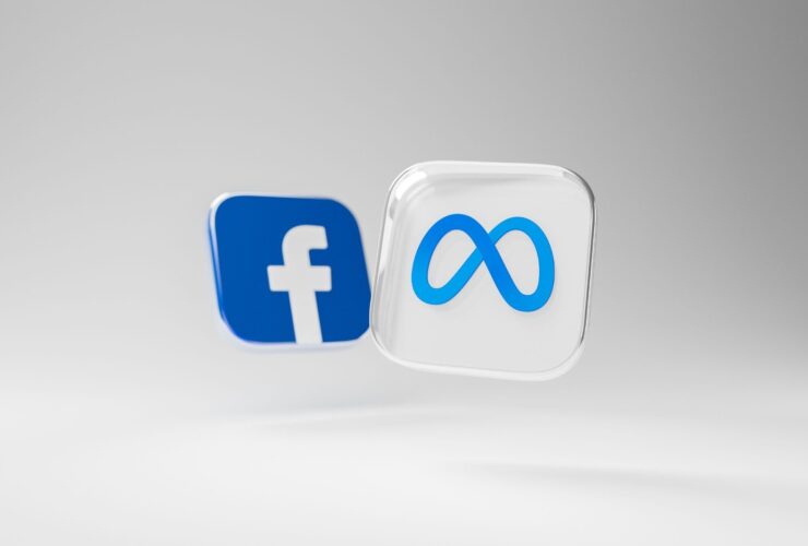 Facebook and Meta logos, used for Facebook Ads